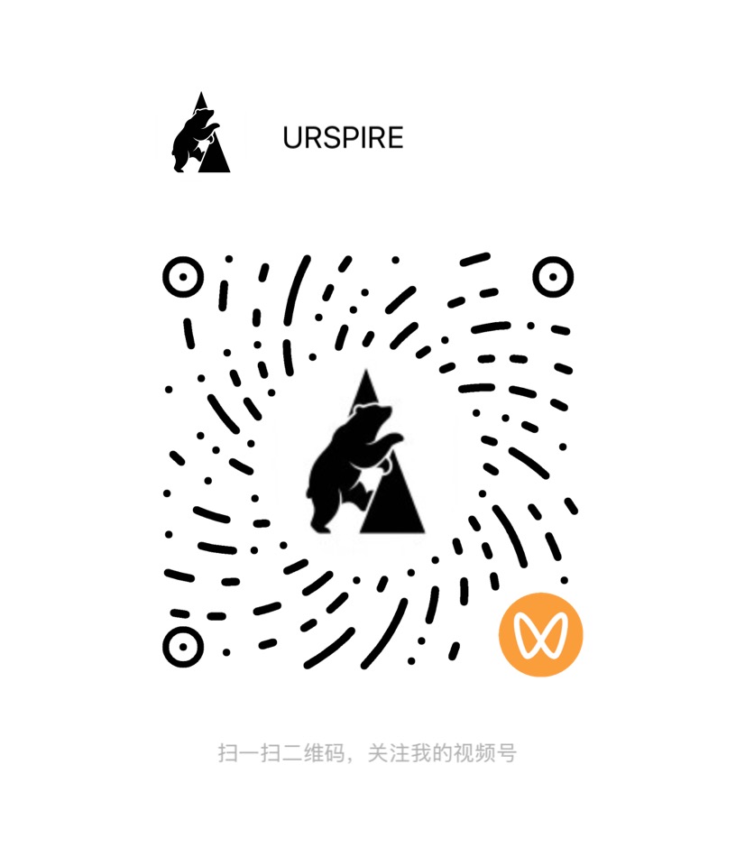 URSPIRE 视频号二维码